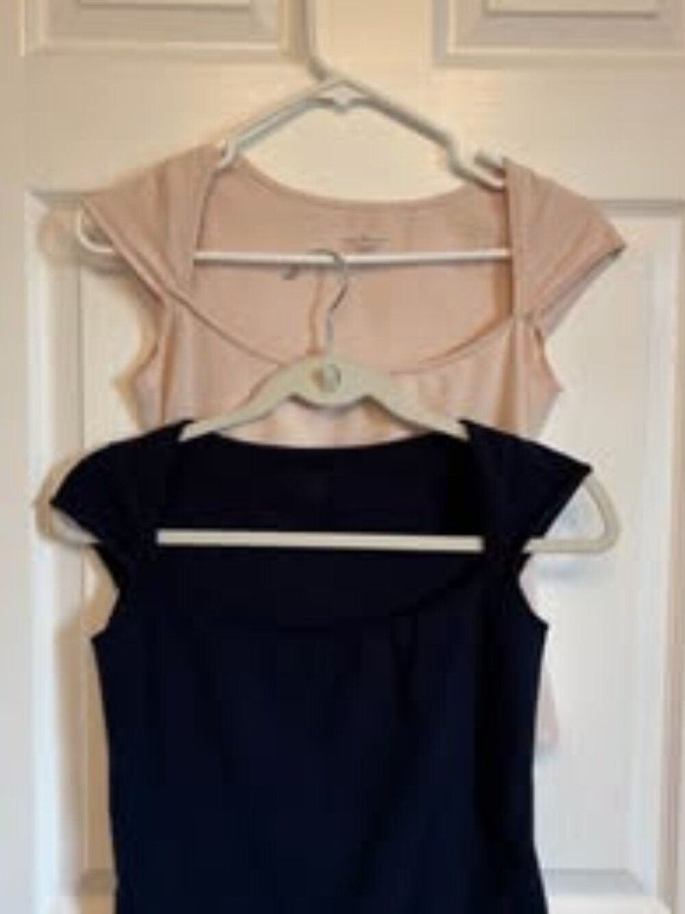 2 Brandy Melville Square Scoop Neck Cap Sleeve Ella Tops Shirts